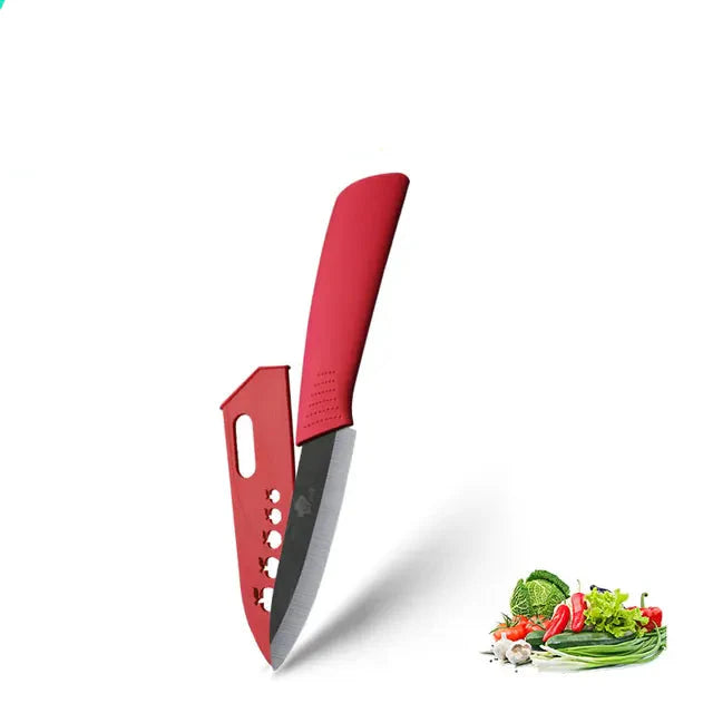ZenChef Keramikmesser Set - Küchenmesser mit weißen Zirkonia-Klingen