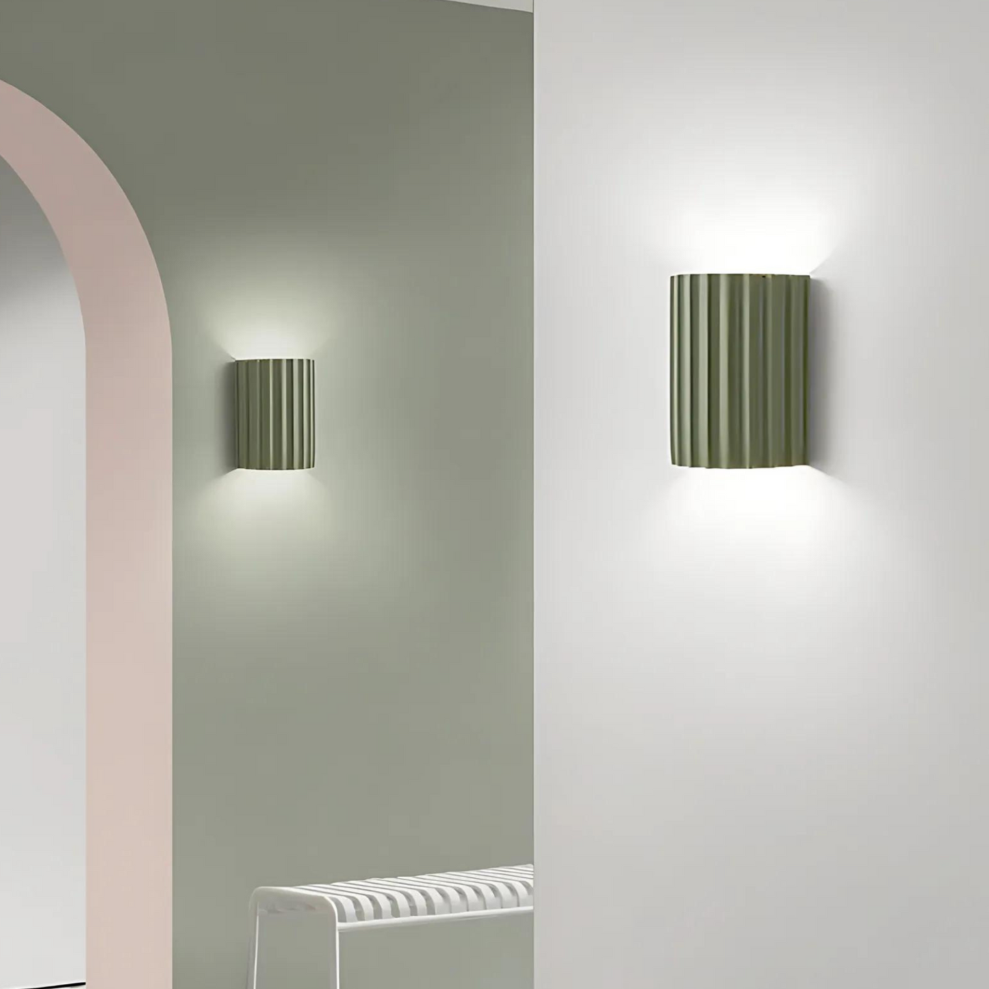 MuraleLuxe – Wandleuchte mit wellenförmigem Design für eine elegante Atmosphäre