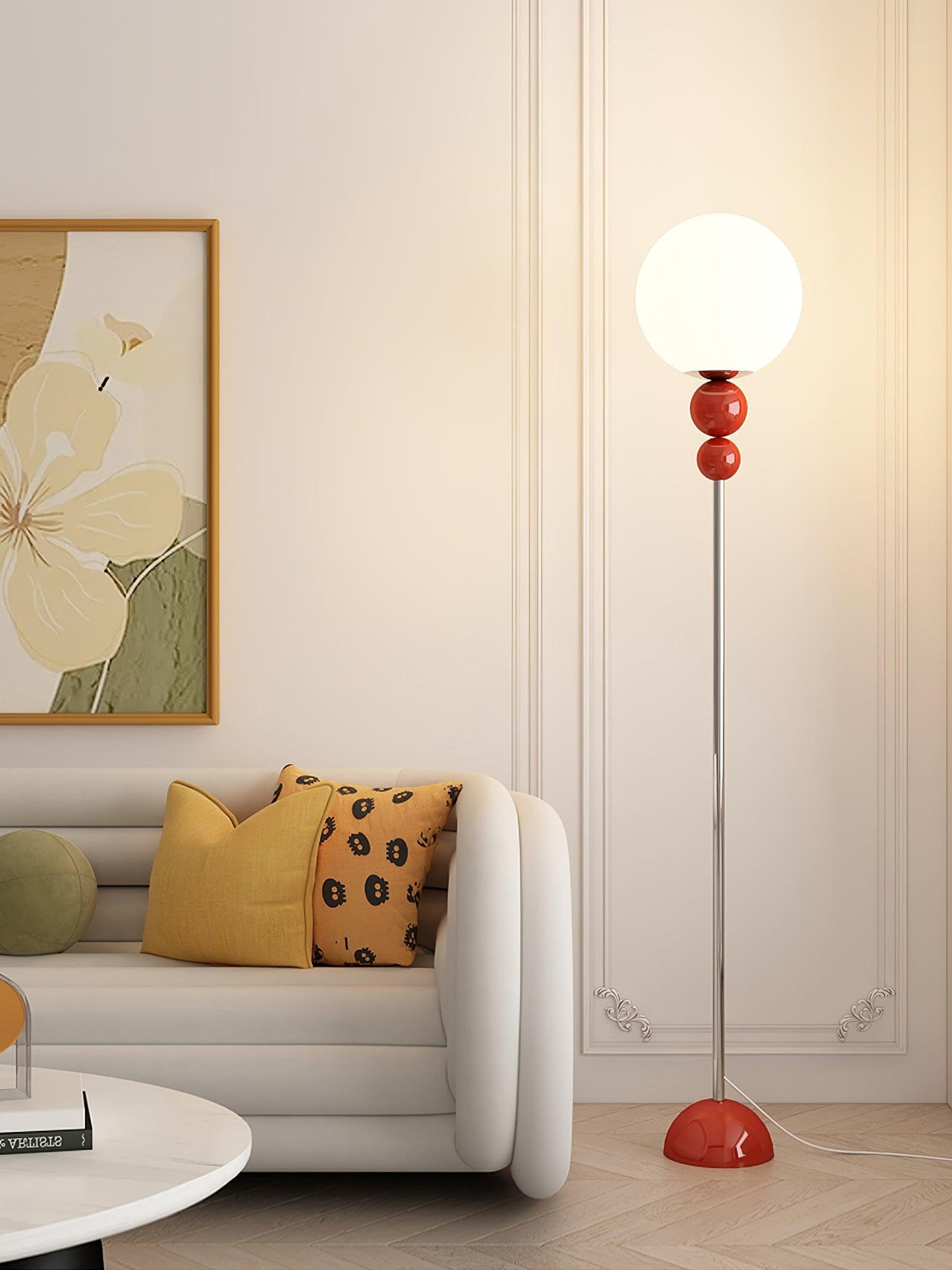 Moderne Design Stehlampe aus Metall und Glas - Elegante Beleuchtung für Ihr Interieur