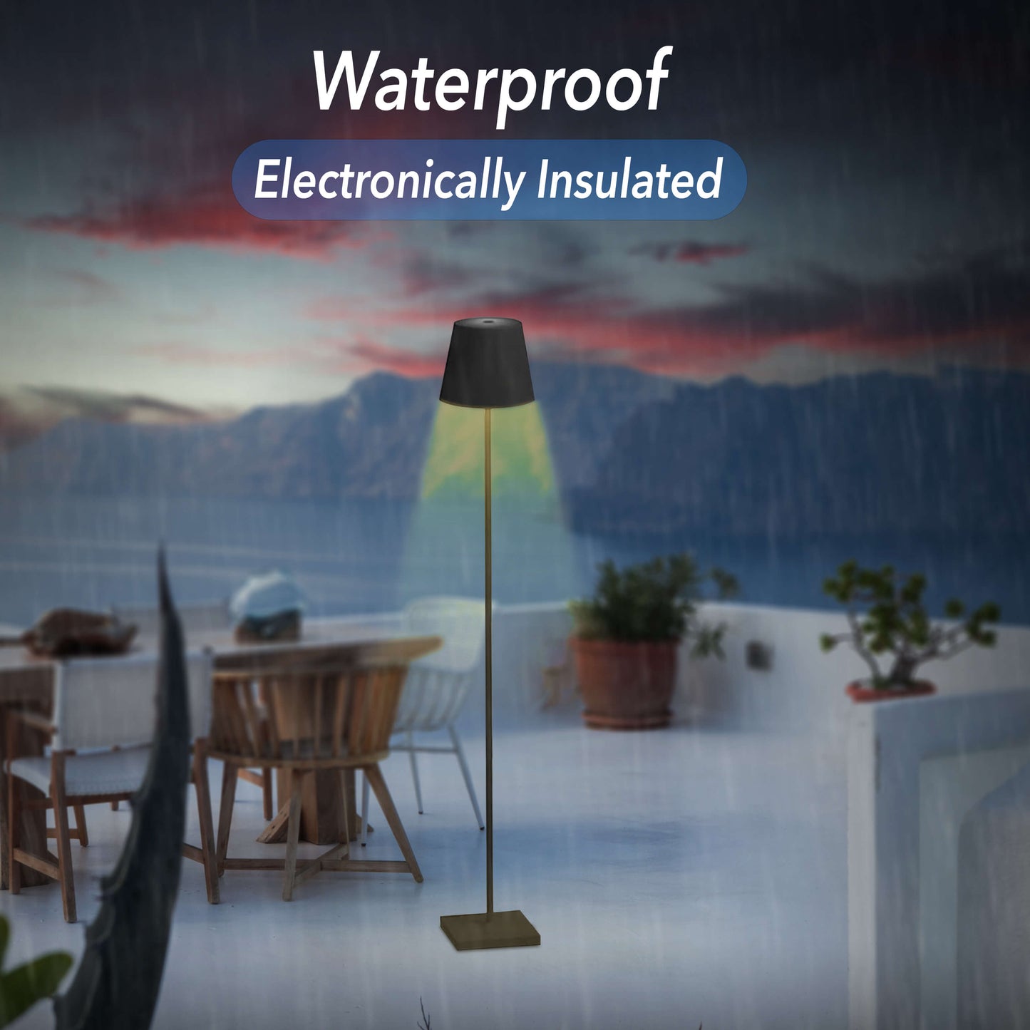 Royaleva Kabellose Stehlampe – Elegante Moderne Wasserdichte LED-Beleuchtung für Zuhause & Büro