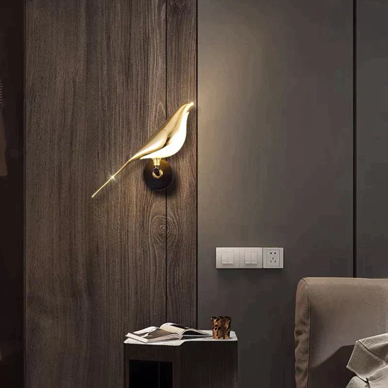 Garduru – Moderne LED Vogel Wandlampe