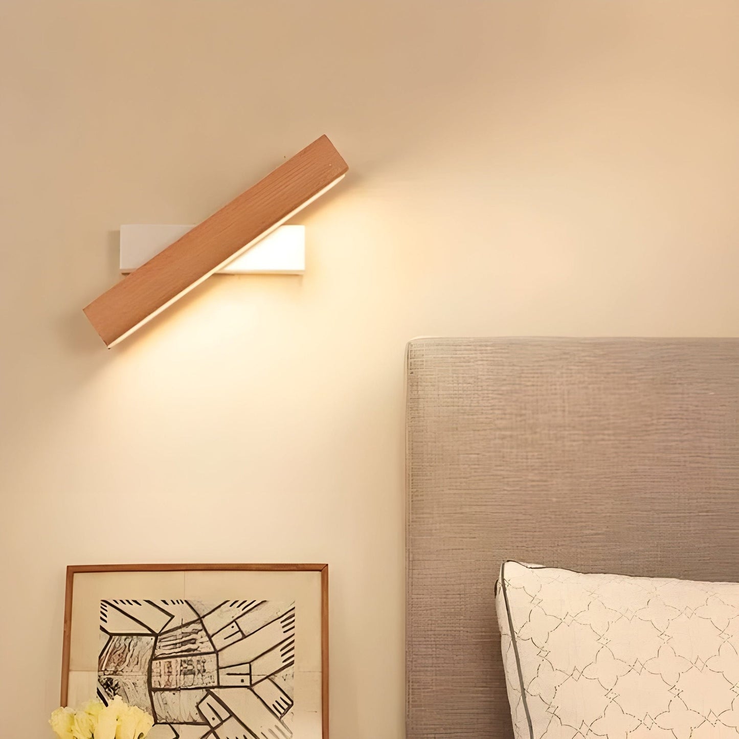 NordLume - Minimalistische Holz-Wandleuchte