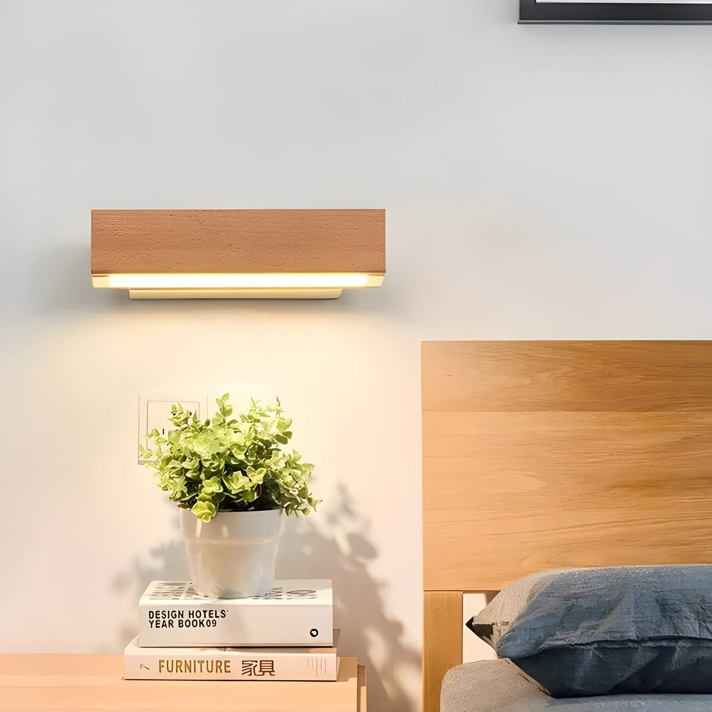 NordLume - Minimalistische Holz-Wandleuchte
