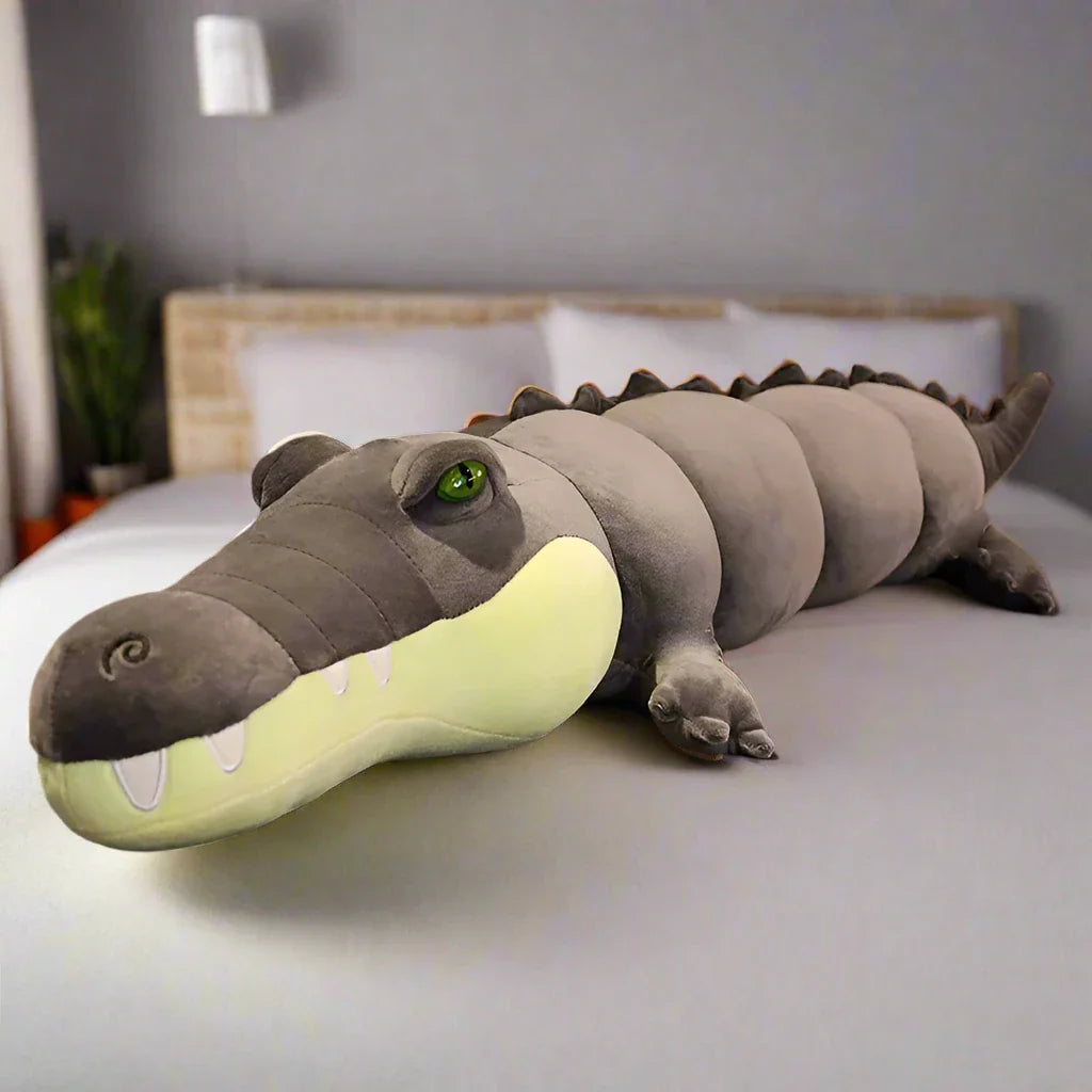 Krokodil Lange Plüsch-Körperkissen