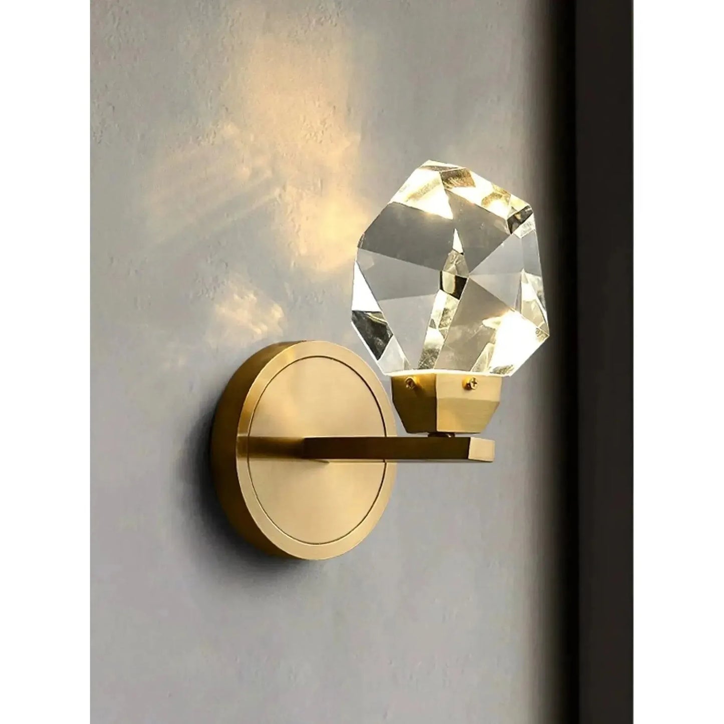 Garduru Light - Luxus Moderne Gold Kristall LED Wandleuchte