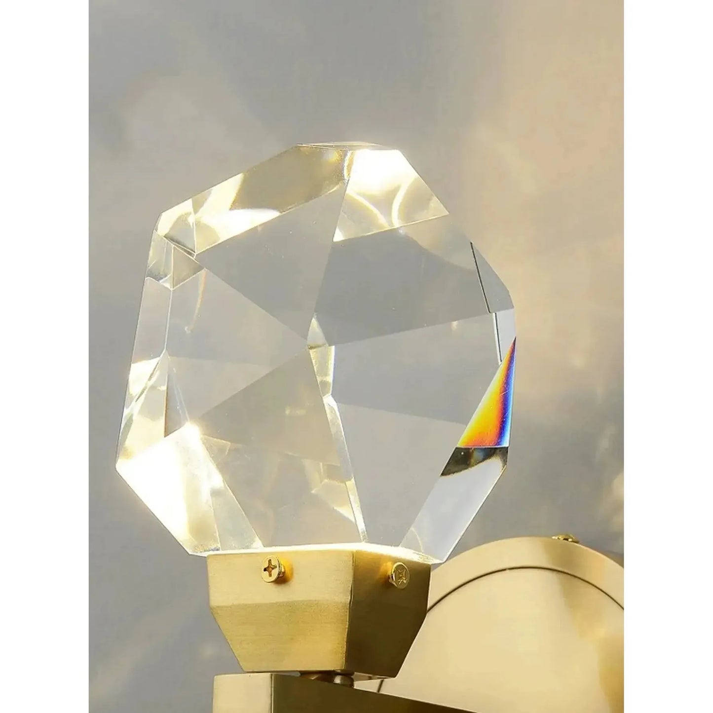 Garduru Light - Luxus Moderne Gold Kristall LED Wandleuchte