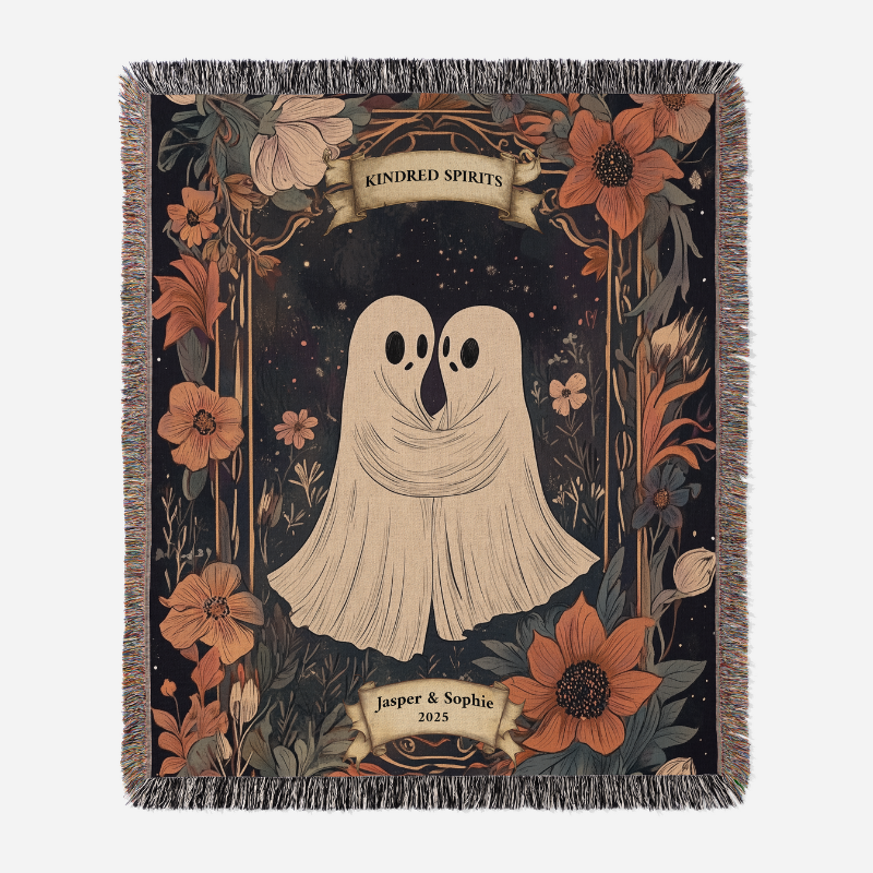 Benutzerdefinierte Kindred Spirits Geist Gewebte Decke