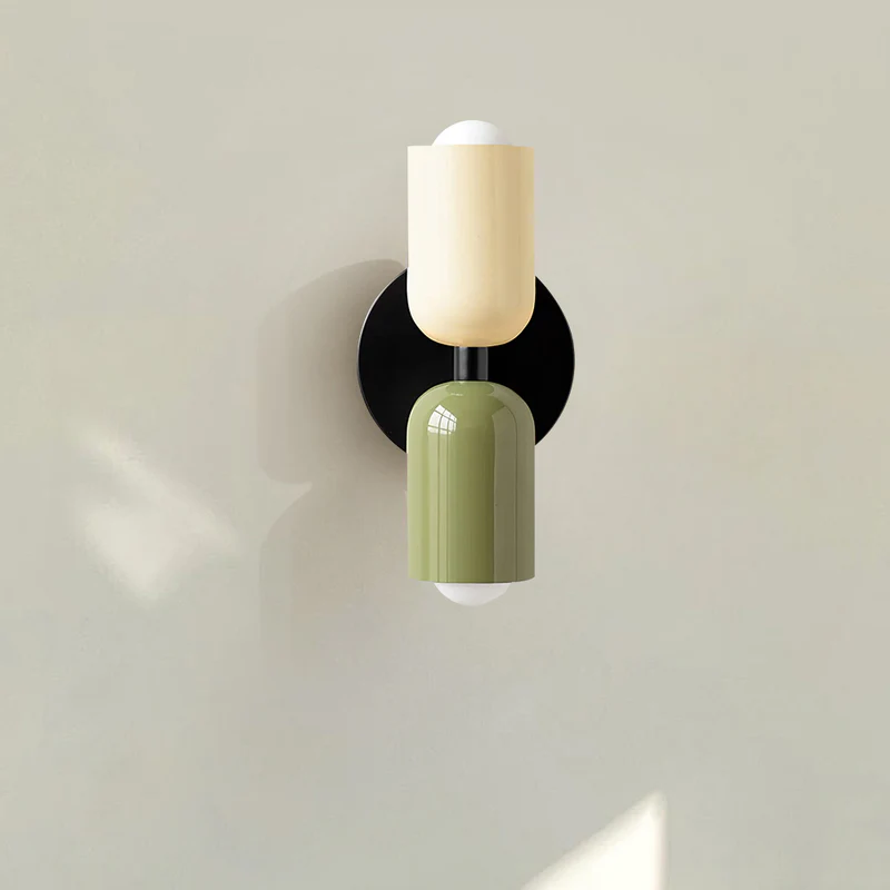 Wandleuchte Modern Dual Glass Wandlampe
