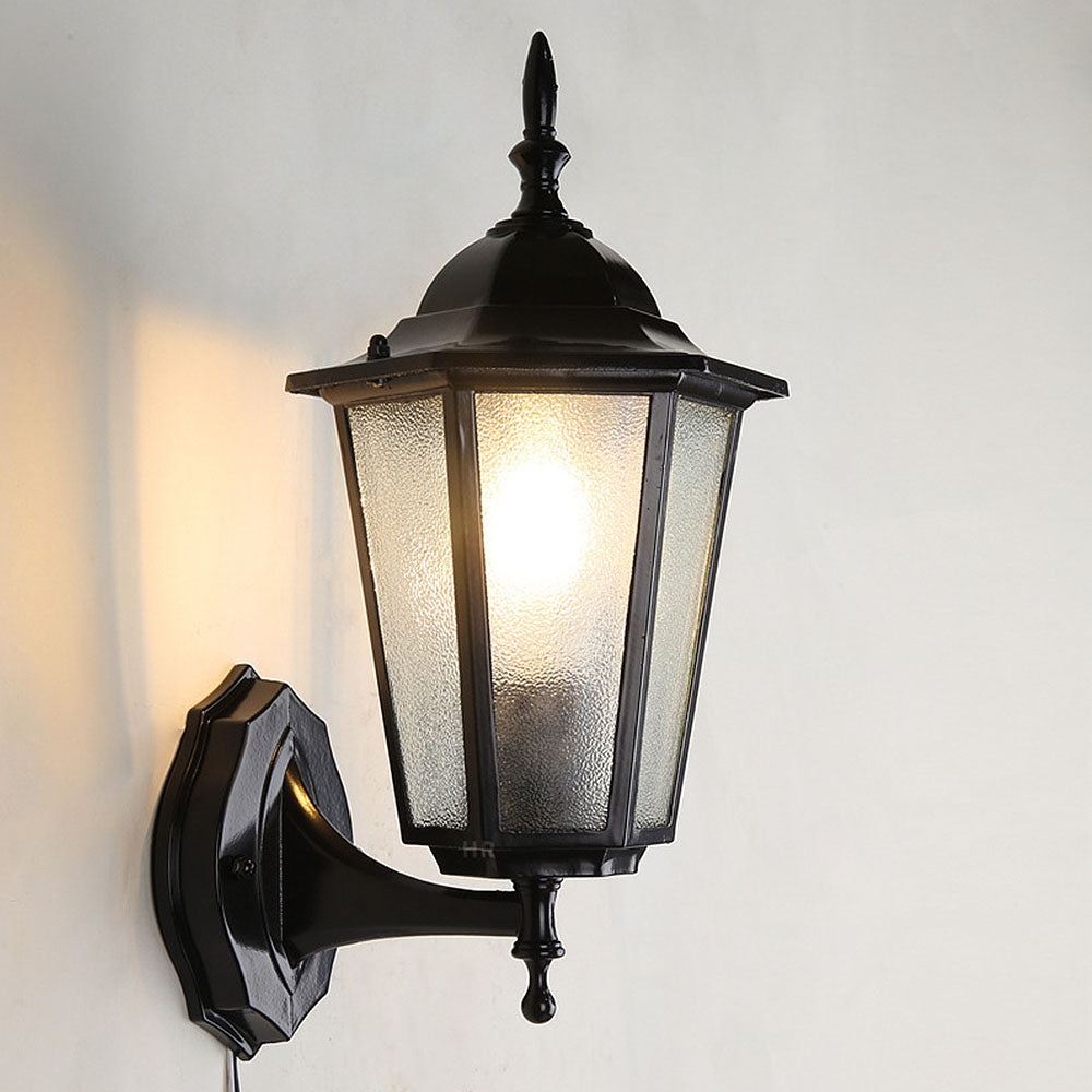 Garduru Glas Außenwandleuchte – Vintage-Charme mit moderner Langlebigkeit