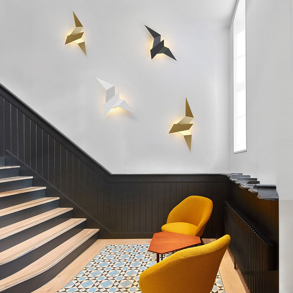 Garduru Iron Bird Wandlampe – Künstlerische LED-Wandlampe für einzigartige Innenräume