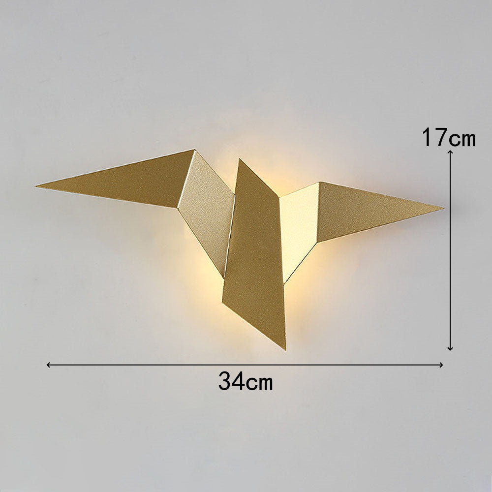 Garduru Iron Bird Wandlampe – Künstlerische LED-Wandlampe für einzigartige Innenräume