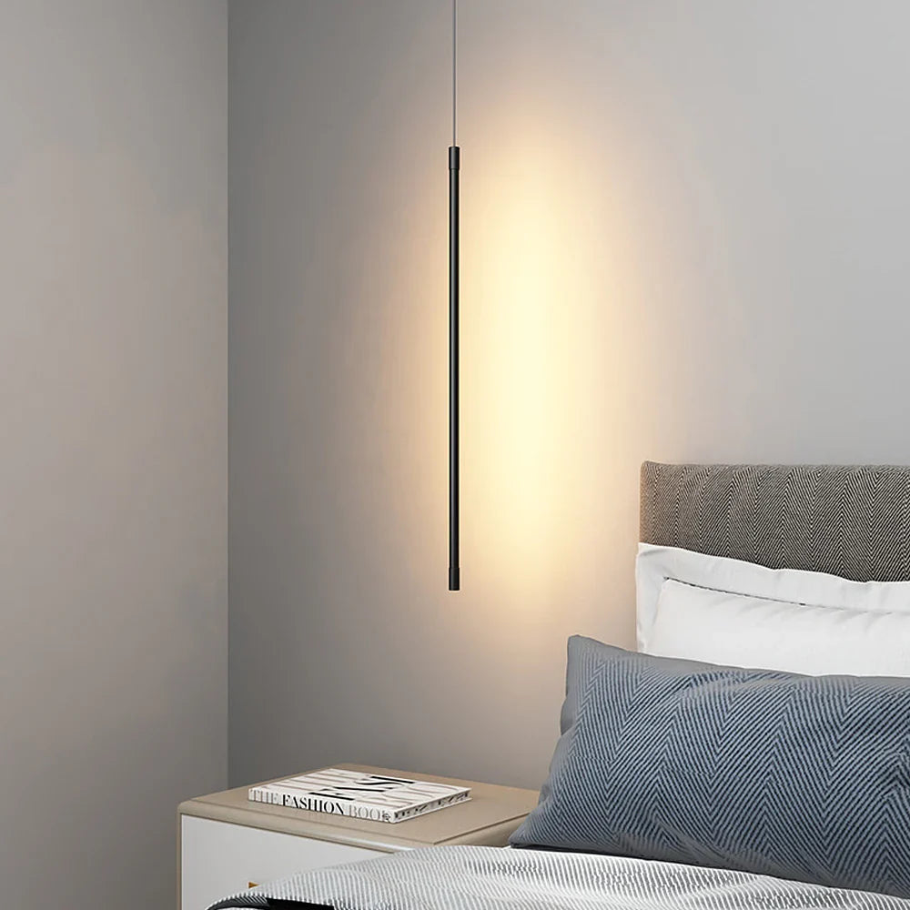 Garduru lange LED-Pendelleuchte aus Aluminium
