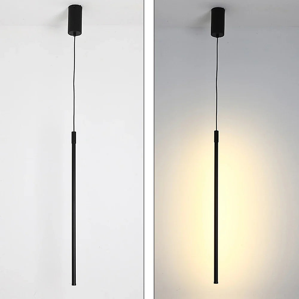 Garduru lange LED-Pendelleuchte aus Aluminium