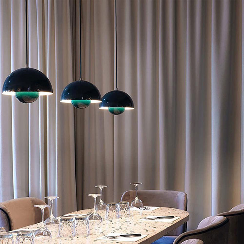 Suspension Auroraglo V2 - Moderne Lampe in Form von Blumentopf für Schlafzimmer, LED-Beleuchtung, Skandinavisches Design