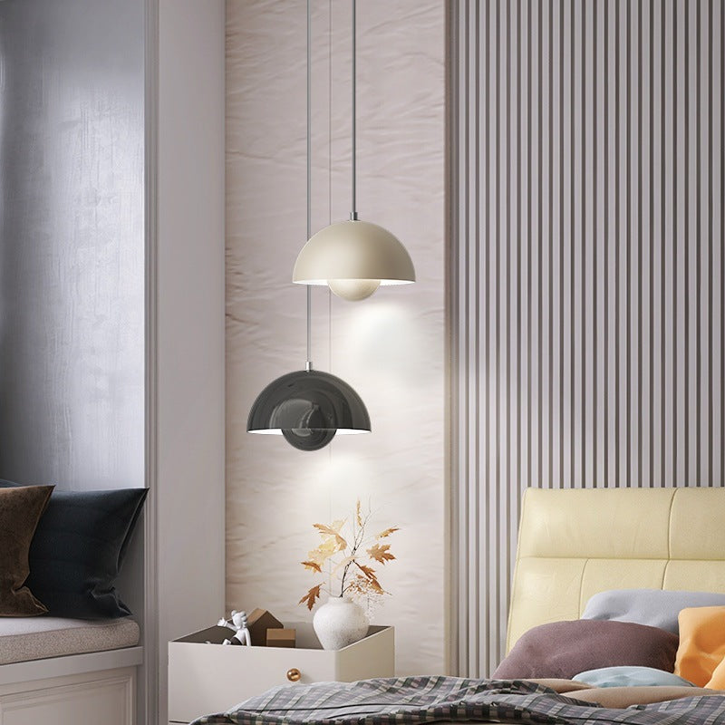 Suspension Auroraglo V2 - Moderne Lampe in Form von Blumentopf für Schlafzimmer, LED-Beleuchtung, Skandinavisches Design