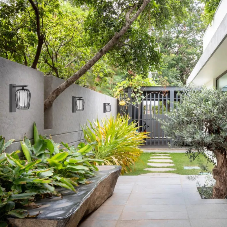 Aluminium Bewegungsmelder Außenlampe für Haus und Garten Sicherheit