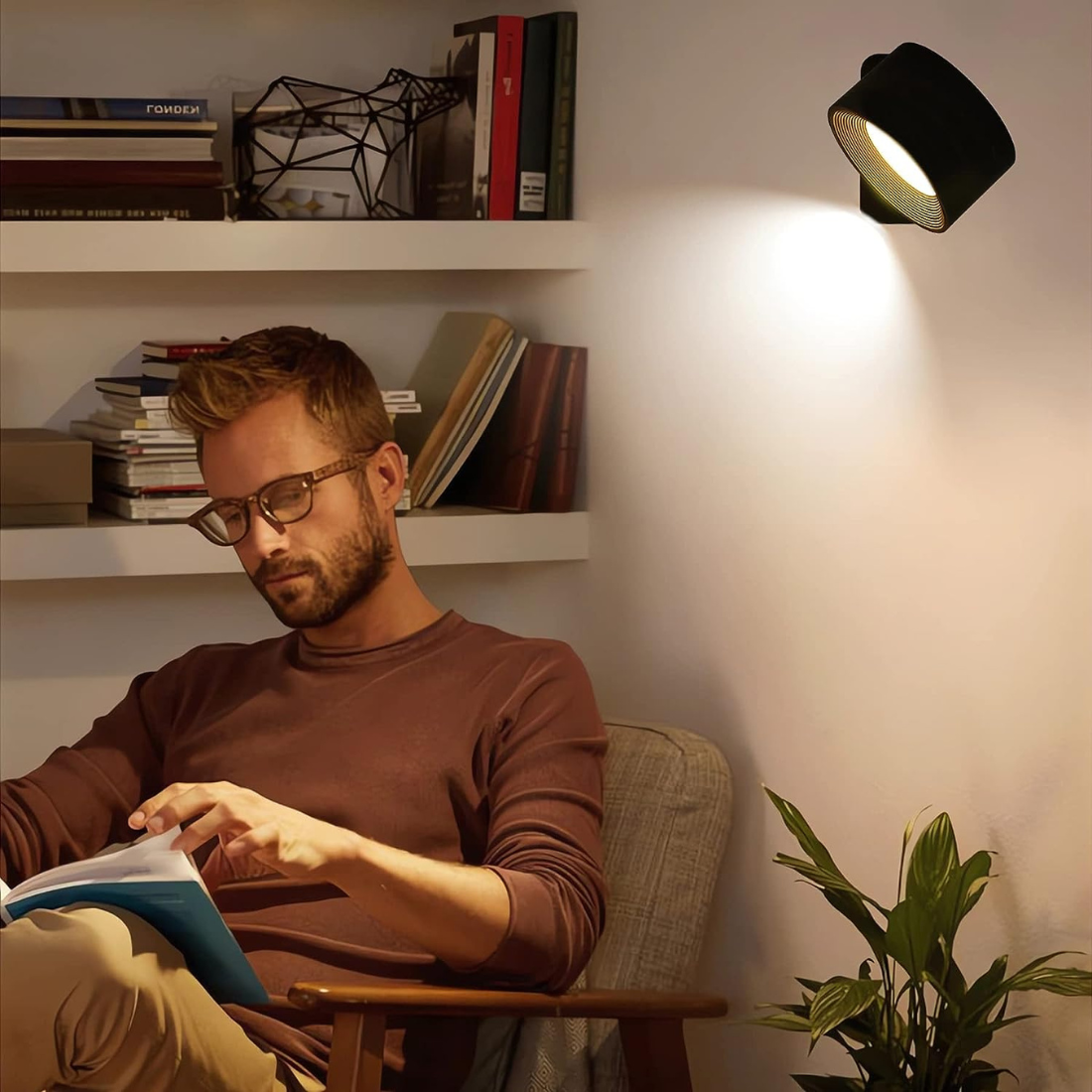 Wandleuchte Drahtlos Wiederaufladbare Moderne LED Lampe