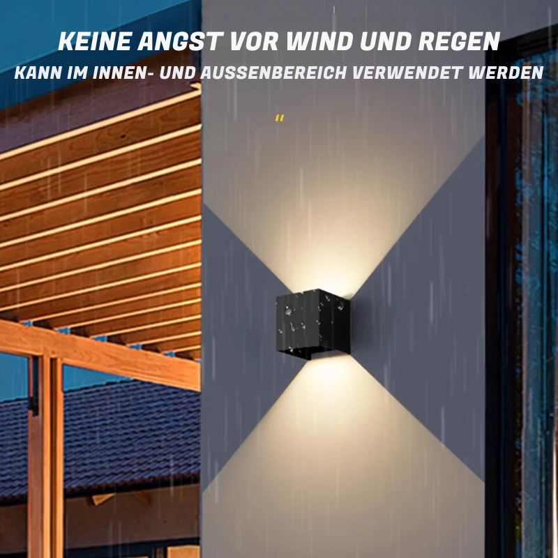 Außenbereich LED-Wandleuchte - Bewegungssensor, Outdoor, Bewegungsmelder, Winkel