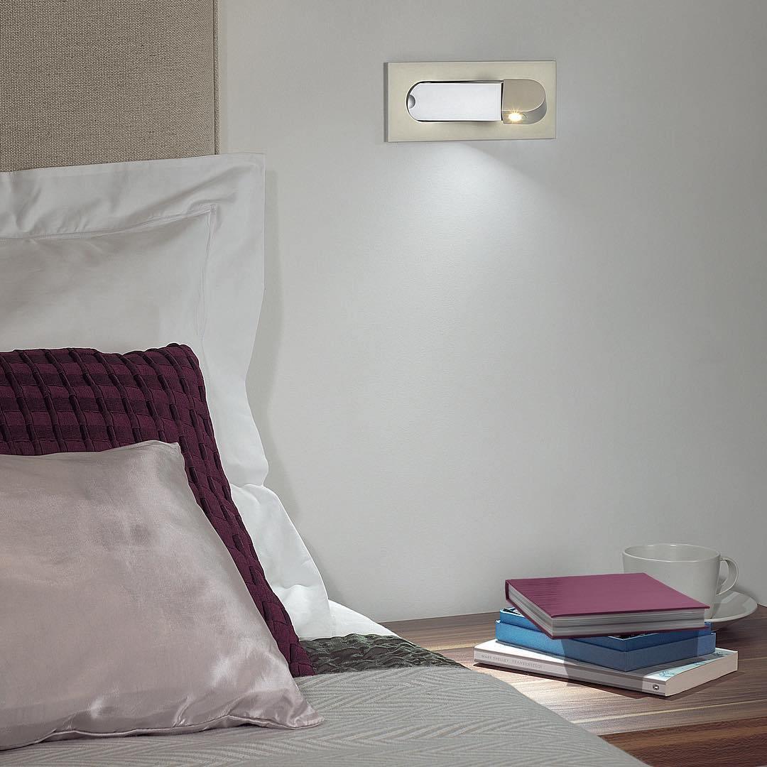 Moderne LED-Leselampe – Verstellbare Nachttischlampe für das Bett mit sanftem Licht