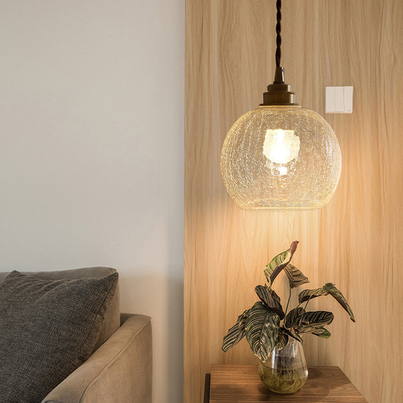 Glas LED Hängeleuchte – Moderne Wandlampe im Nordic-Stil