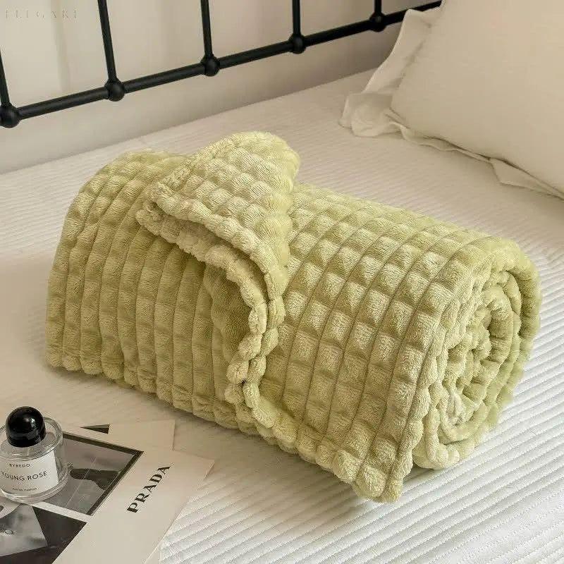 Dori Fleece-Decke für Wärme und Komfort – Luxus-Polyester-Winterdecke, maschinenwaschbar, erhältlich in verschiedenen Größen und Farben