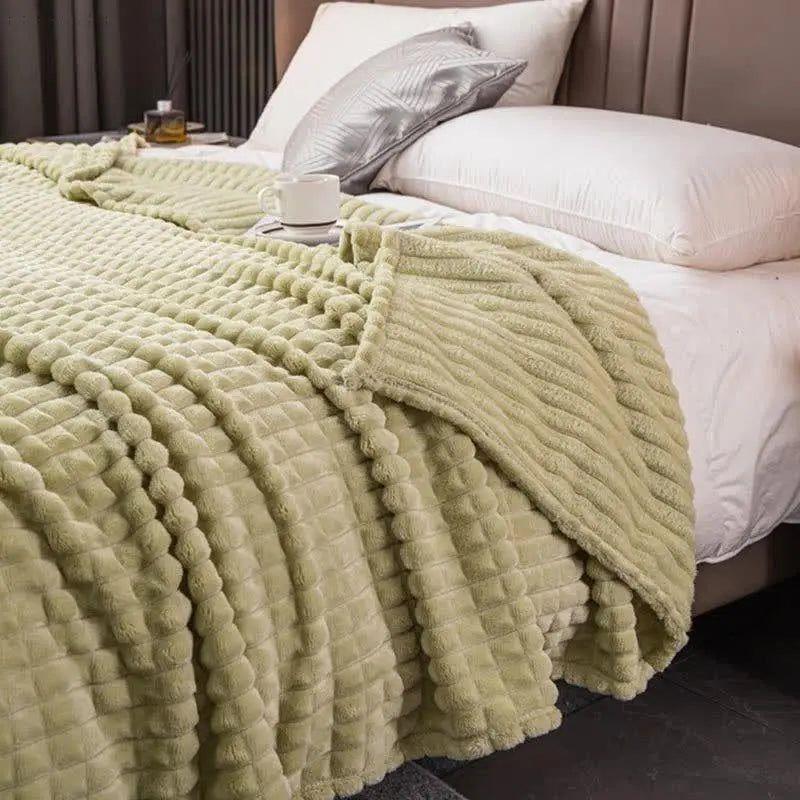 Dori Fleece-Decke für Wärme und Komfort – Luxus-Polyester-Winterdecke, maschinenwaschbar, erhältlich in verschiedenen Größen und Farben