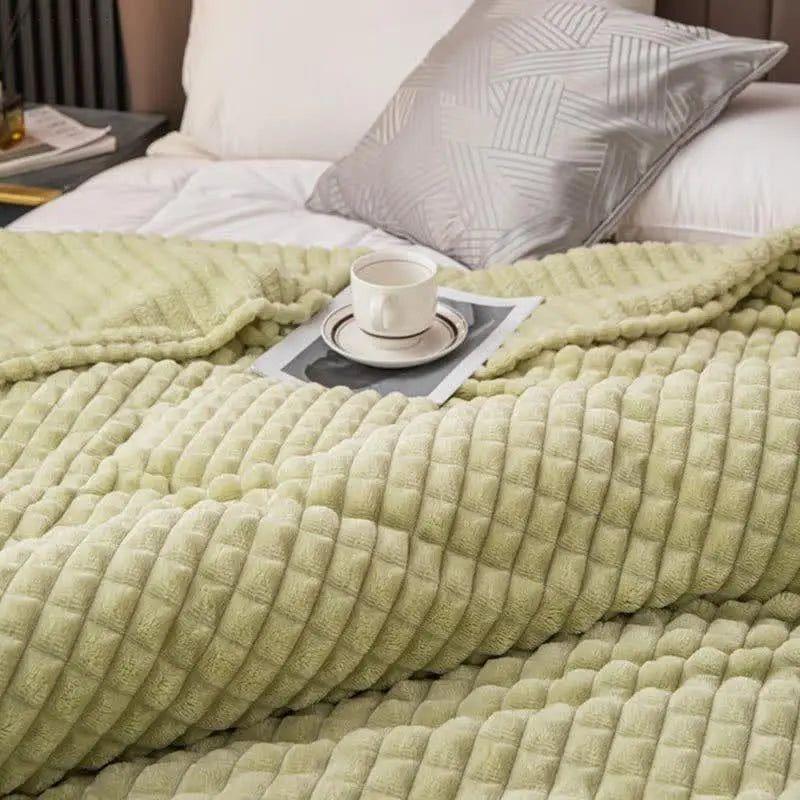 Dori Fleece-Decke für Wärme und Komfort – Luxus-Polyester-Winterdecke, maschinenwaschbar, erhältlich in verschiedenen Größen und Farben