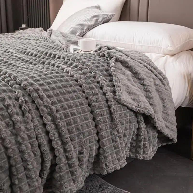 Dori Fleece-Decke für Wärme und Komfort – Luxus-Polyester-Winterdecke, maschinenwaschbar, erhältlich in verschiedenen Größen und Farben