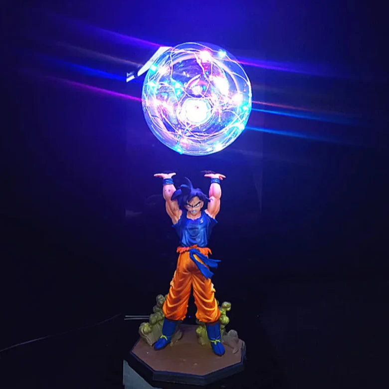 Dragon Ball Z Goku Lampe – Energie-Bomben LED Nachtlicht, DBZ Sammlerstück Figur