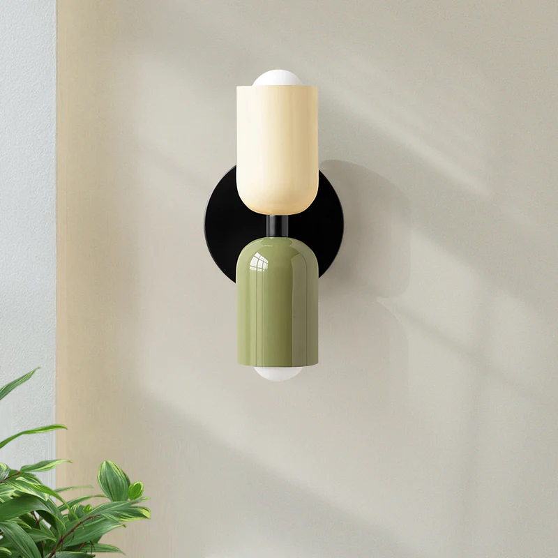 Wandleuchte Modern Dual Glass Wandlampe