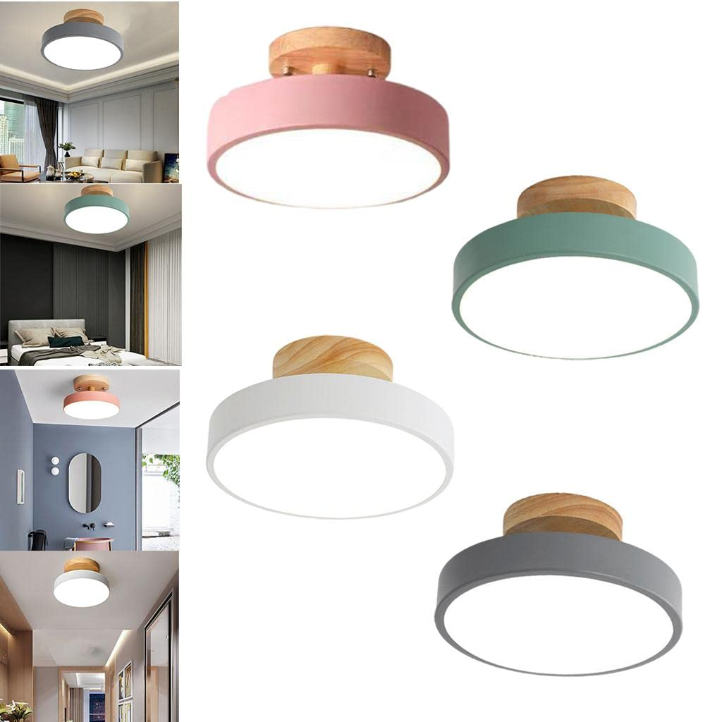 LED Deckenleuchte Holz Flush Mount Leuchte