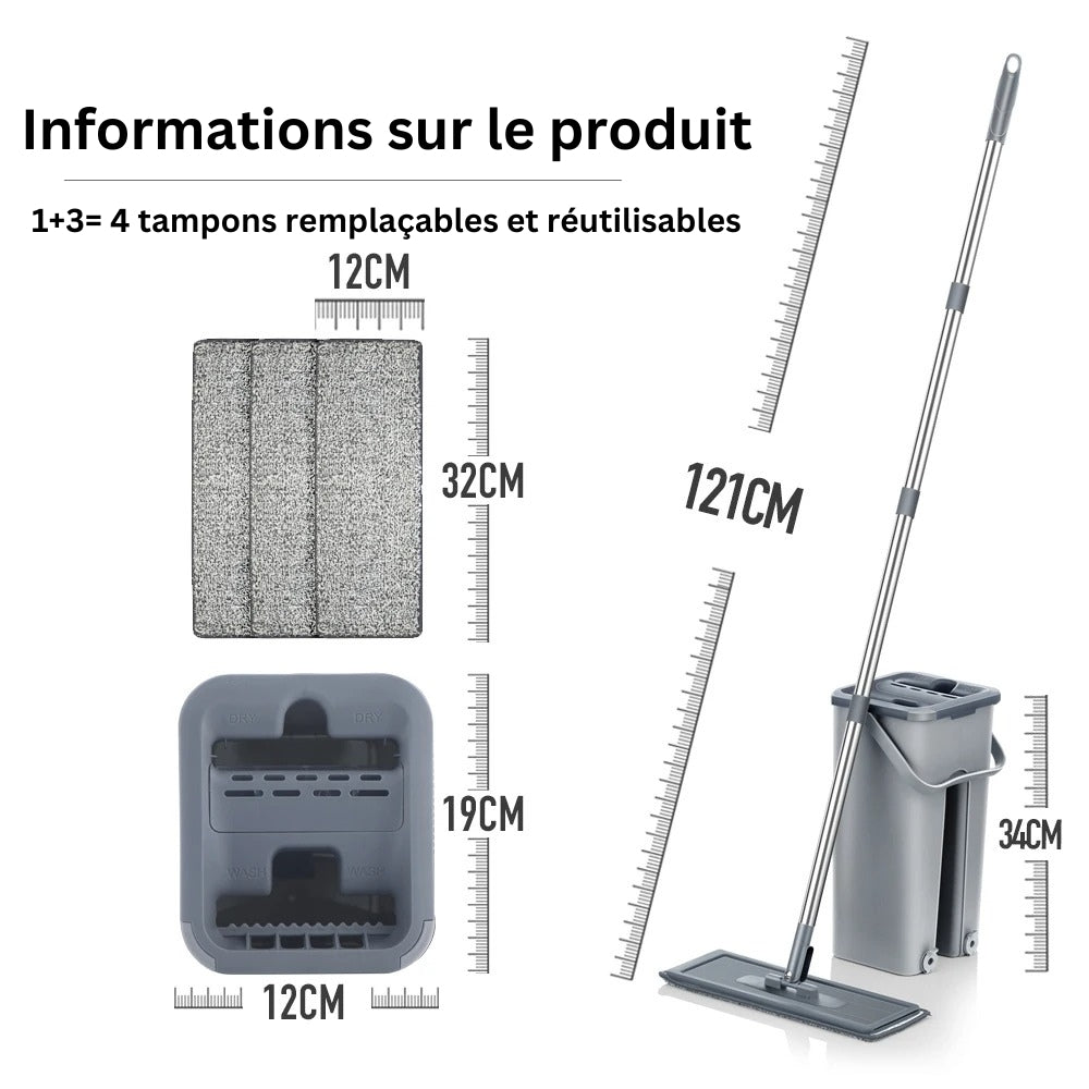Professionelle Wischmop