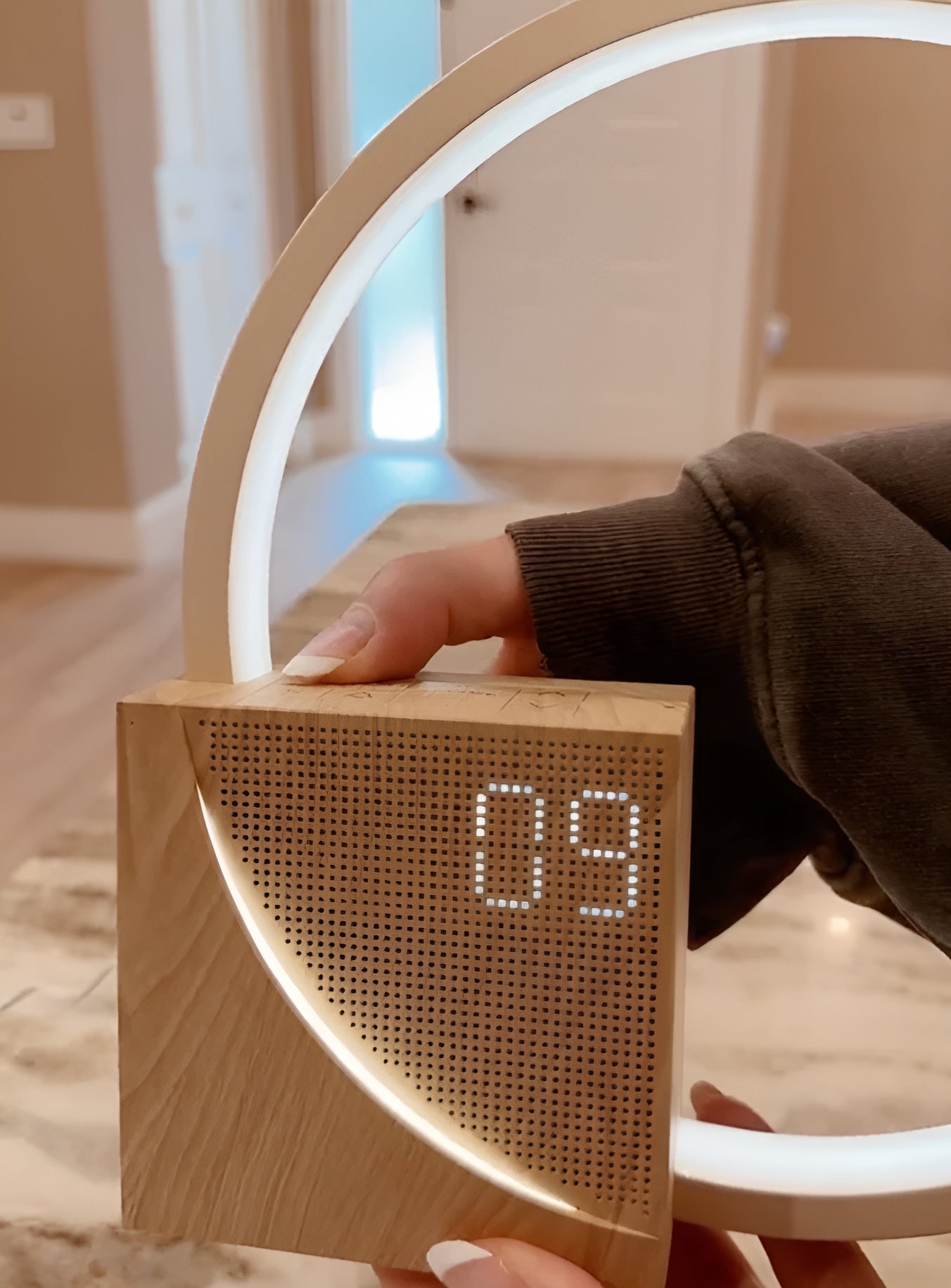 Garduru Snooze - Multifunktionswecker mit Dimmbarer Touch-Lampe