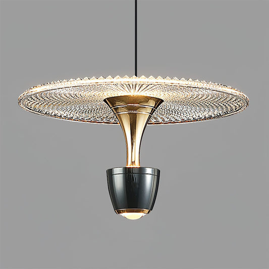 Moderne LED-Aufhängung in Form einer Scheibe – Elegante Lampe für Wohnzimmer und Küche
