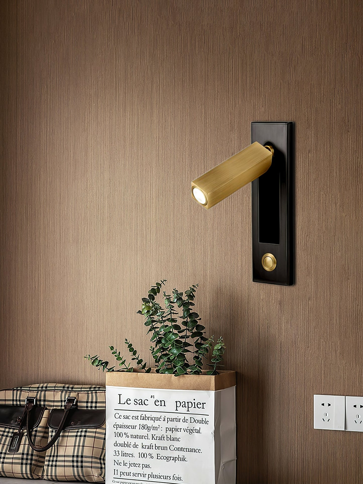 Integrierte LED-Wandleuchte – Moderne und Minimalistische Lampe für Schlafzimmer