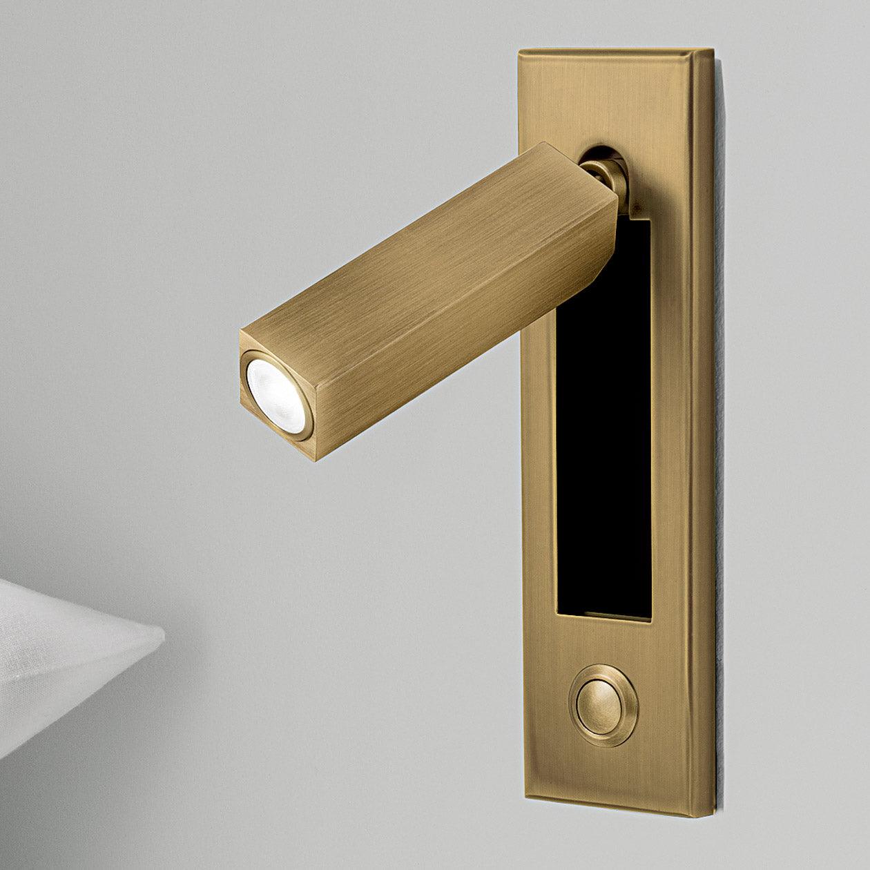 Integrierte LED-Wandleuchte – Moderne und Minimalistische Lampe für Schlafzimmer