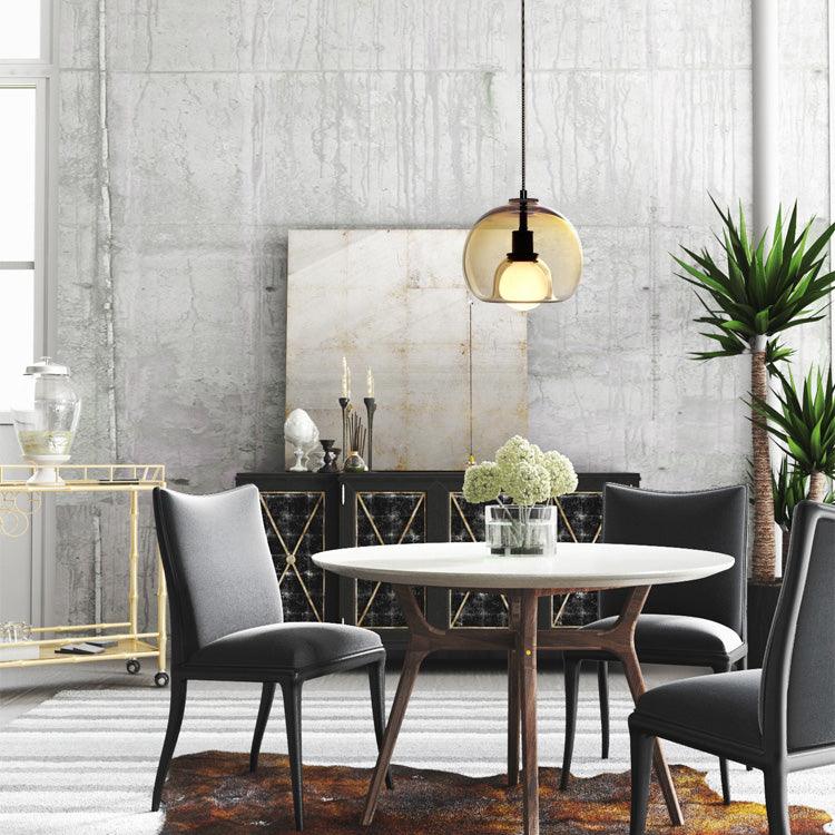 Hängende Lampe Eres - Minimalistisches Design mit diffusem LED-Licht für moderne Räume