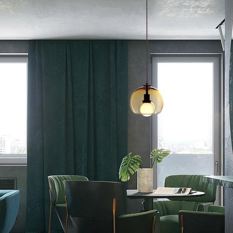 Hängende Lampe Eres - Minimalistisches Design mit diffusem LED-Licht für moderne Räume