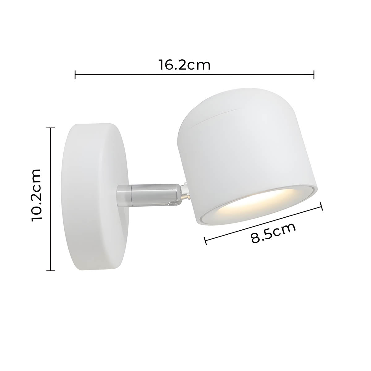 LumiFlex – Dimmbare Wandlampe mit minimalistischem Design und schwenkbarem Kopf