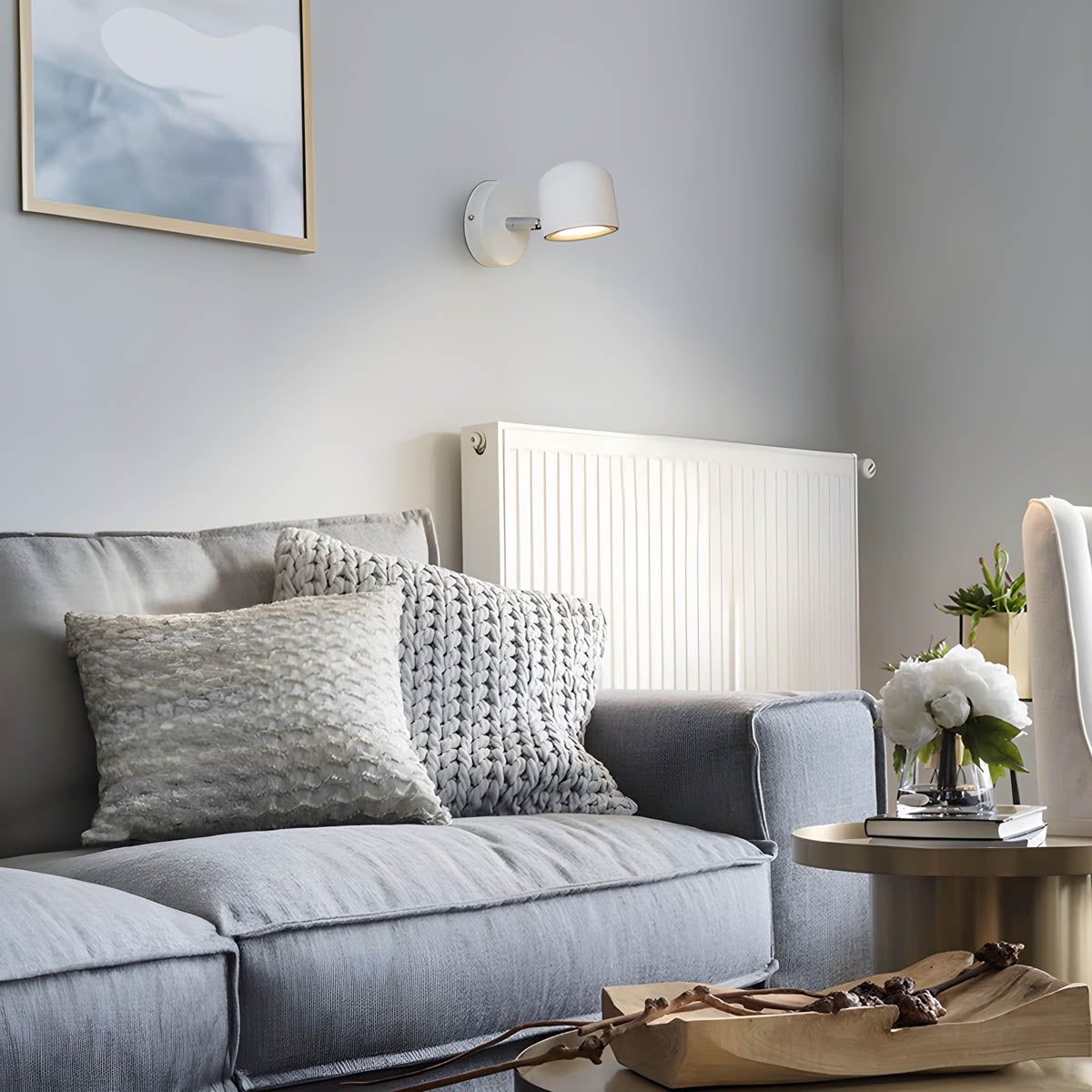 LumiFlex – Dimmbare Wandlampe mit minimalistischem Design und schwenkbarem Kopf