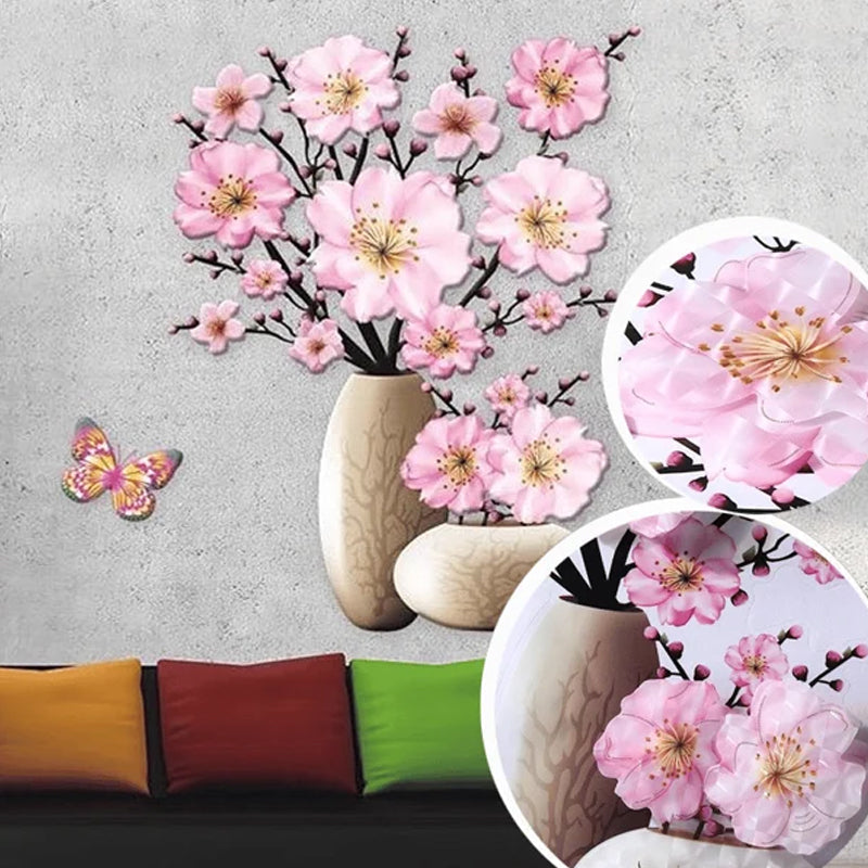 Garduru Pflanzenvase 3D-Stereo Aufkleber™ | 1+1 GRATIS