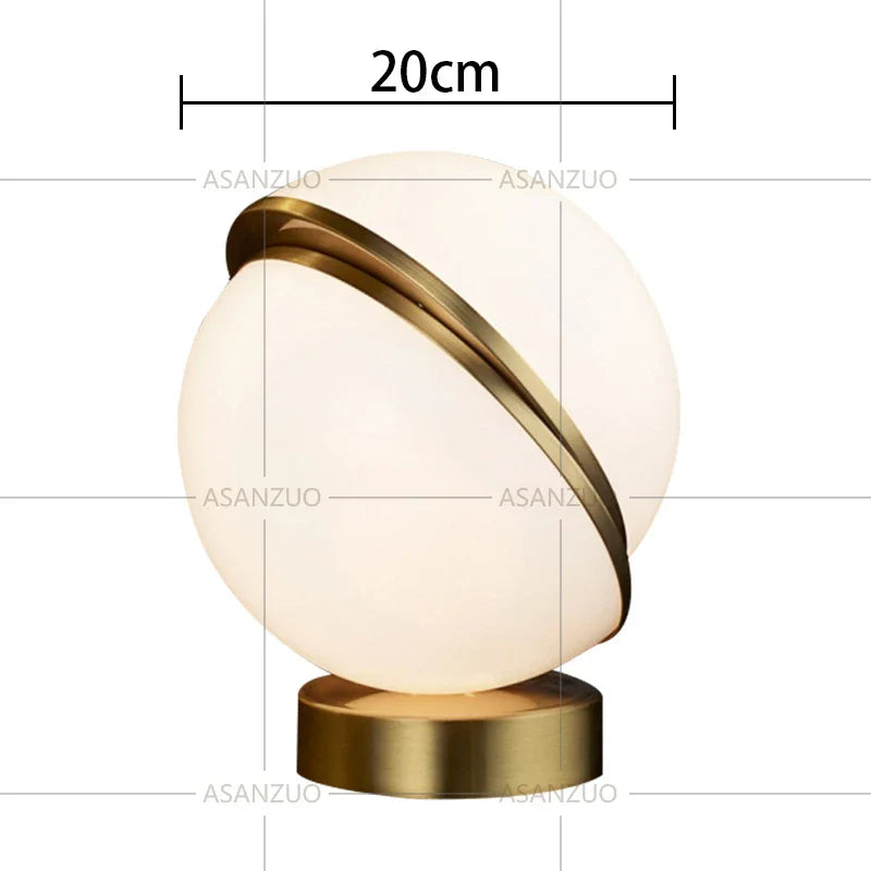 LumiSphere - Acryl runde Ball Tischlampe