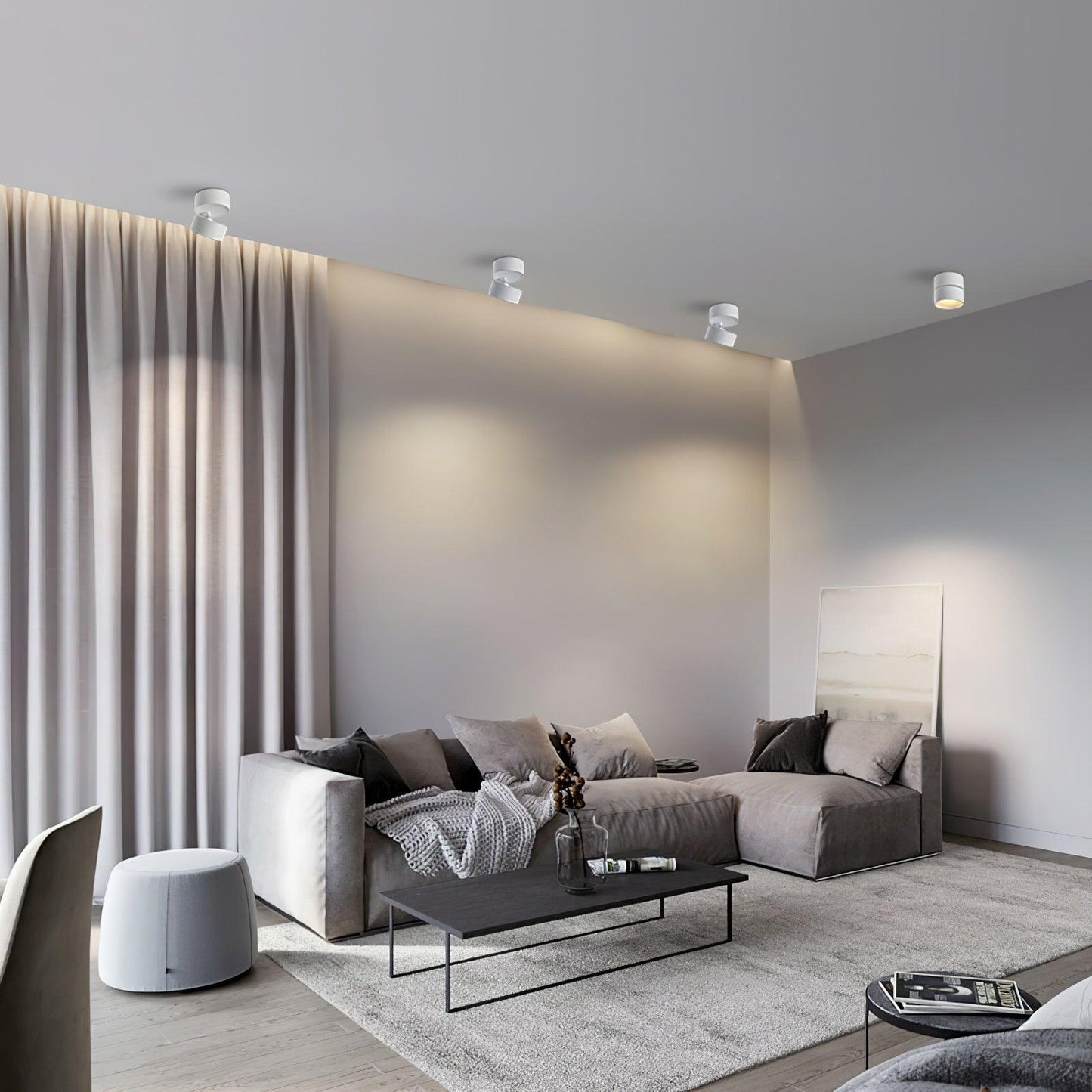 Garduru Oberfläche Deckenleuchte – Verstellbarer LED-Spotlight für elegante Innenräume