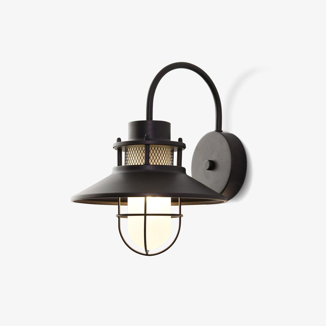 Garduru Außenwandleuchte – Wetterfeste LED-Laterne im Industrie-Stil (IP65)