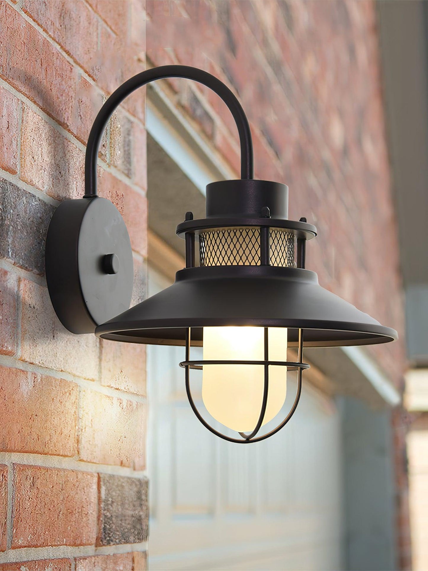 Garduru Außenwandleuchte – Wetterfeste LED-Laterne im Industrie-Stil (IP65)