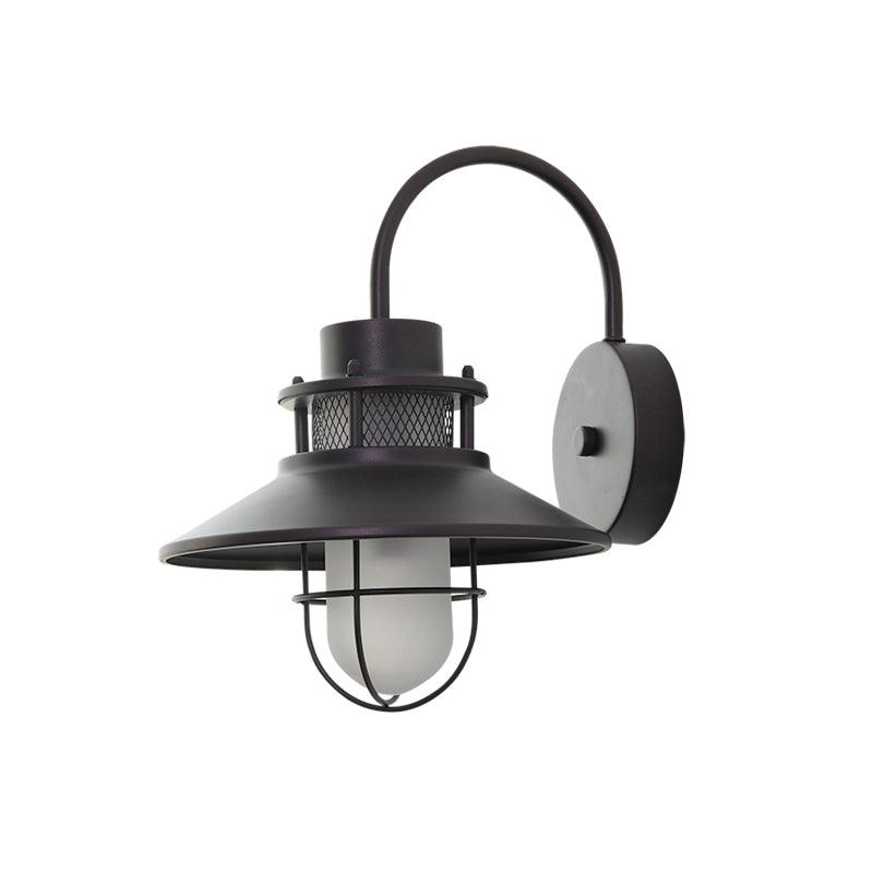 Garduru Außenwandleuchte – Wetterfeste LED-Laterne im Industrie-Stil (IP65)