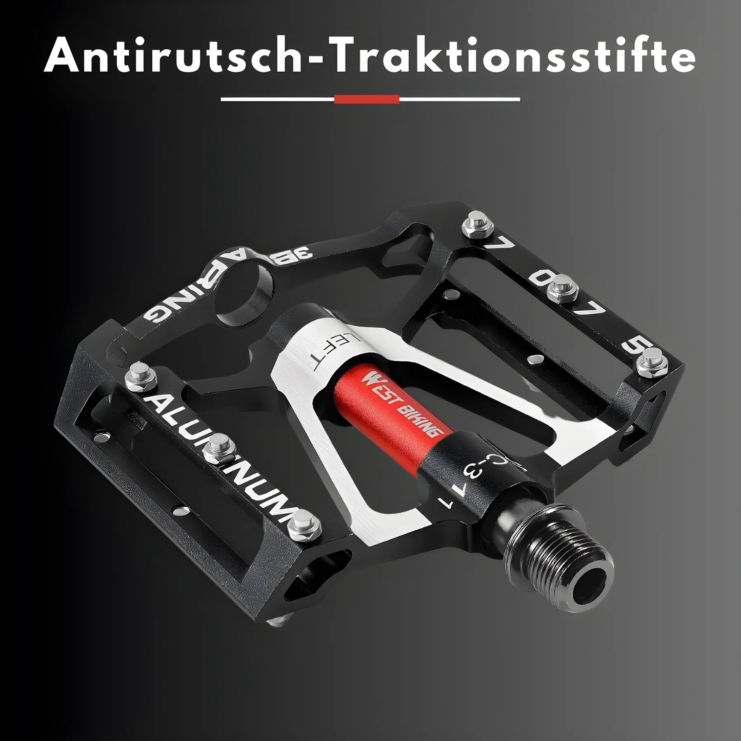 Leichte langlebige Fahrradpedale mit rutschfester Griffigkeit – Verbesserte Fahrradsicherheit