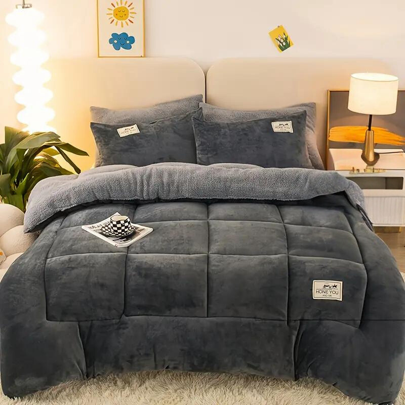 Garduru Blanket - Warmes Gestepptes Sherpa-Fleece-Decke