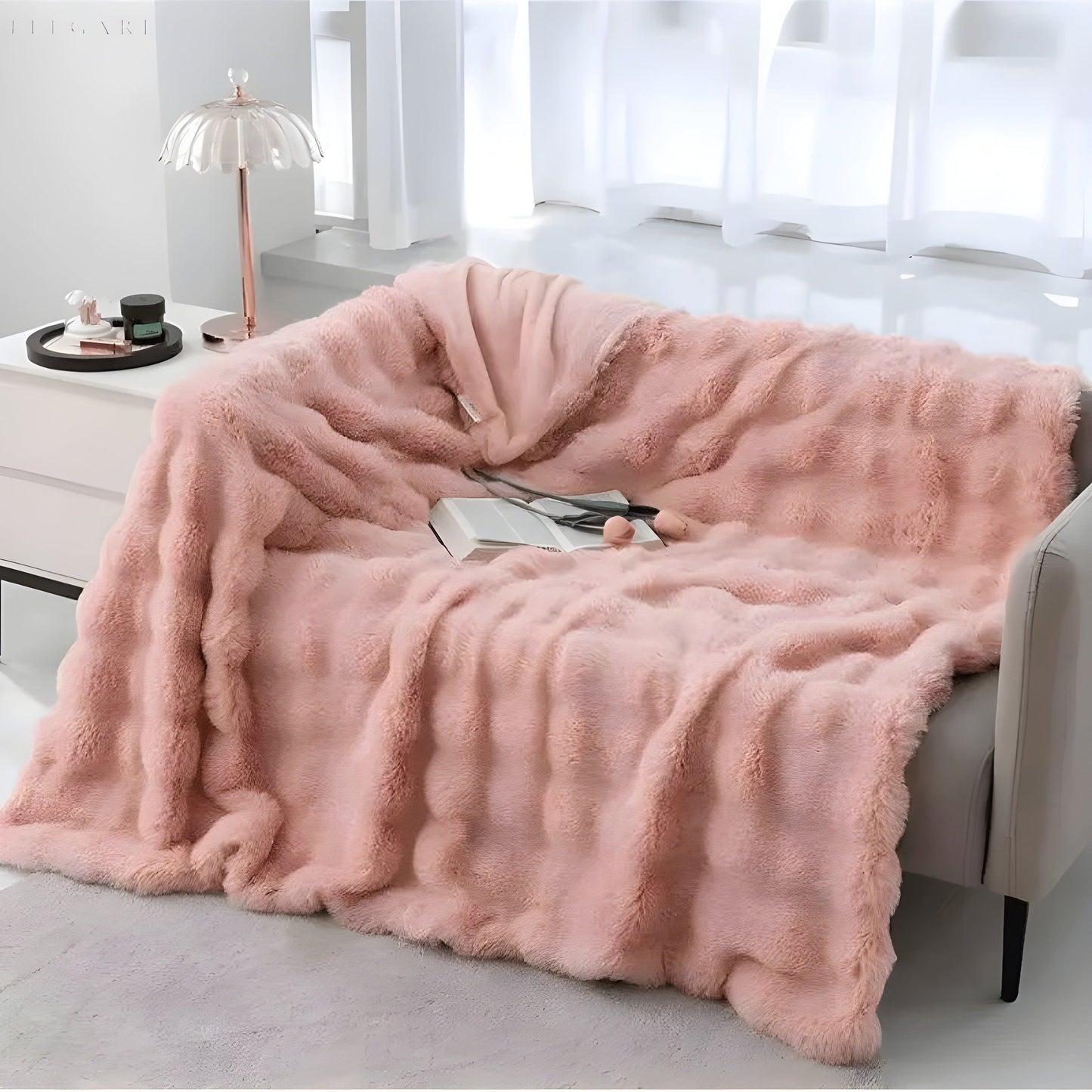 Warme Fleece-Decke 100% Polyester – Luxuriöse Plüschdecke in verschiedenen Farben und Größen für ultimativen Komfort