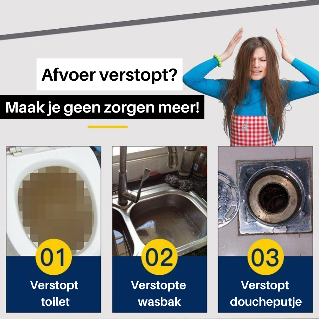 FlushMaster® Pro | 1+1 GRATIS | Nie wieder ein verstopfter Abfluss